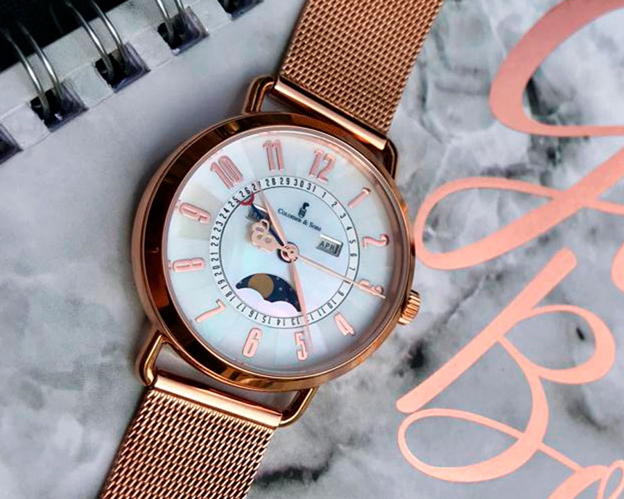clotilde-2-rose-gold-milanesa_1 Ocean Multifunction watter resistant