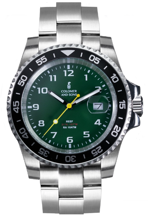 ejemplo del modelo reef en color verde