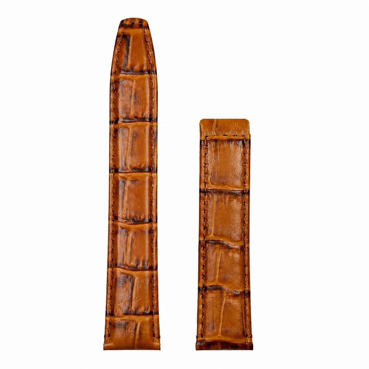 Leather strap without safety clasp-20mm