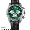 GREEN MARINE CHRONO PIEL